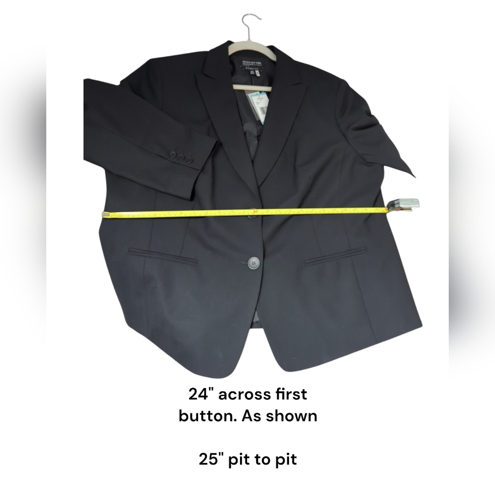 Jones New York Platinum Black Blazer NWT - Picture 5 of 6